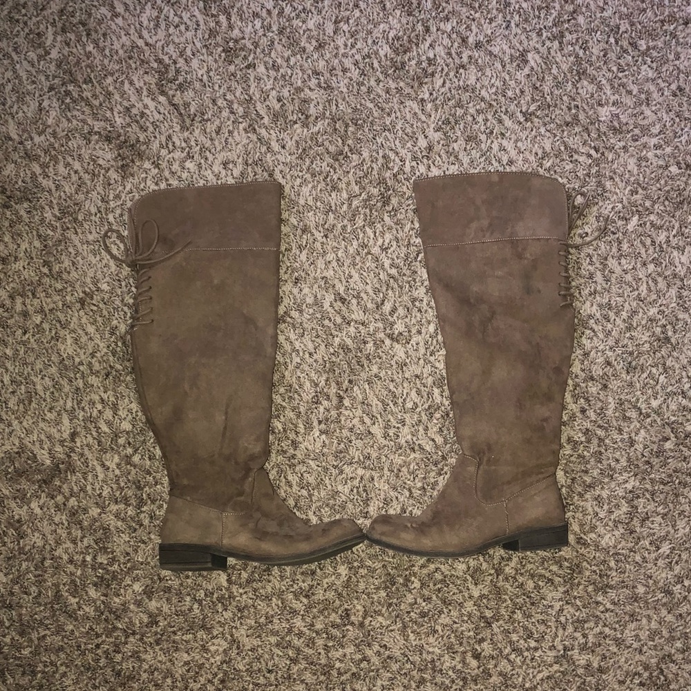 Suede Madden Girl knee high boots